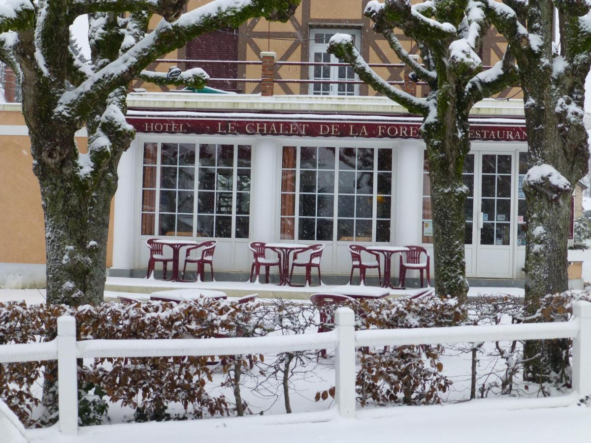 Le Chalet De La Foret Hotel 3 Etoiles Et Restaurant ビアルゾン エクステリア 写真
